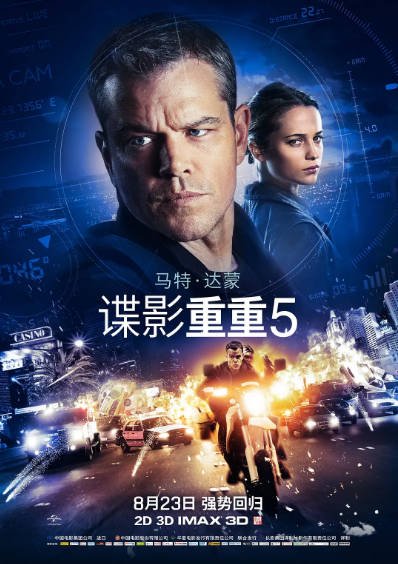 《谍影重重》（共5部）（2002-2016年）[夸克网盘]